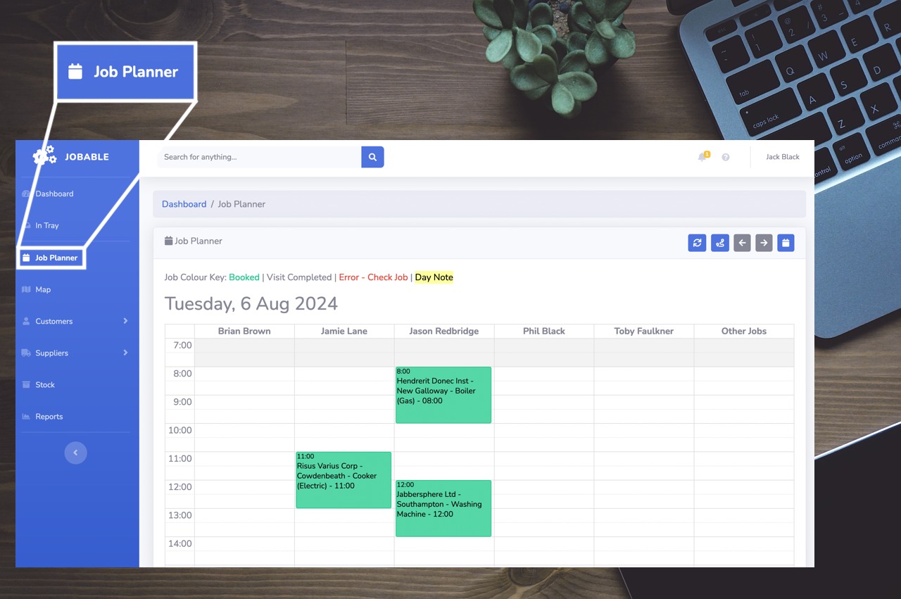 Plan and organise your engineers work quickly and efficiently with our field management software.